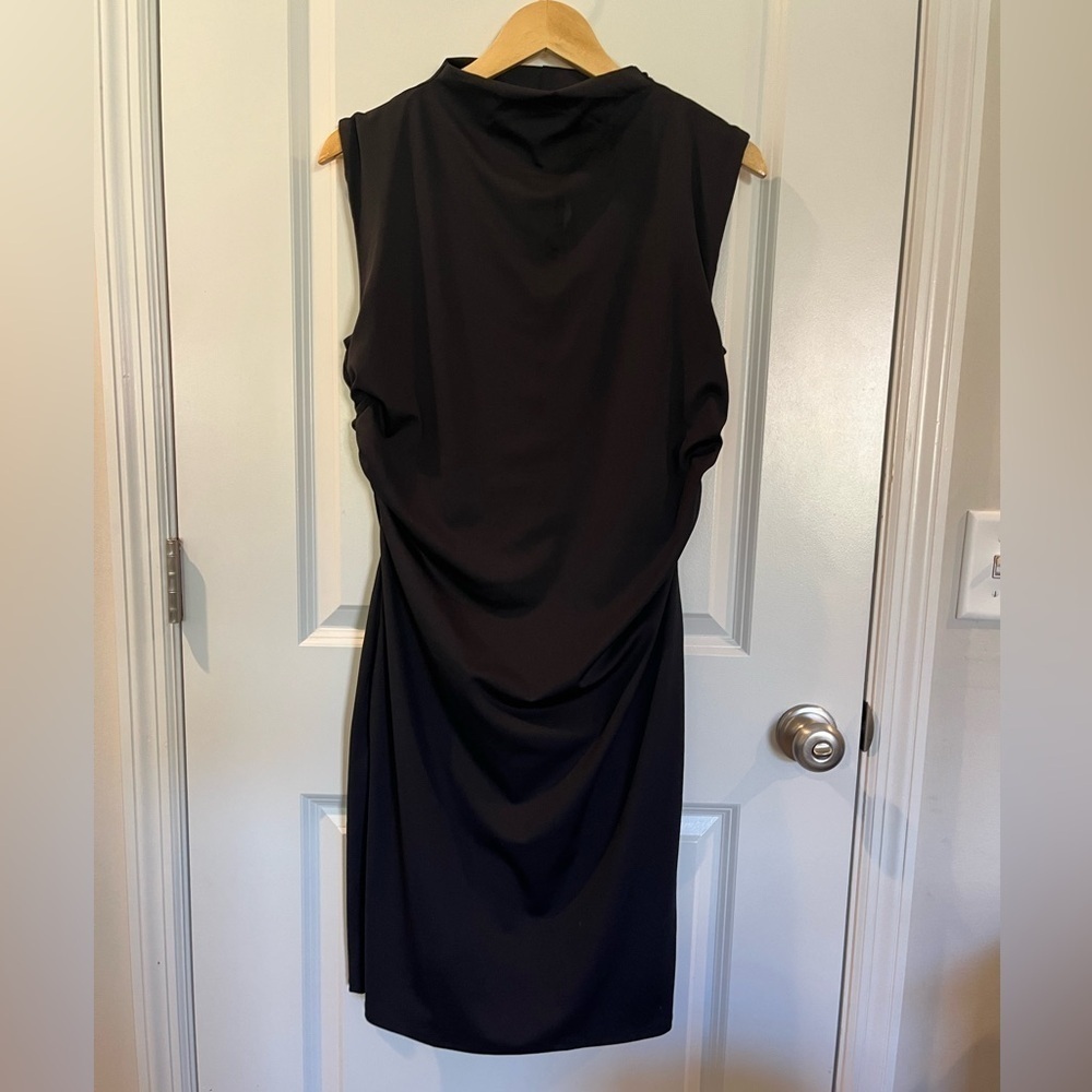 Nine West black mock neck dress
